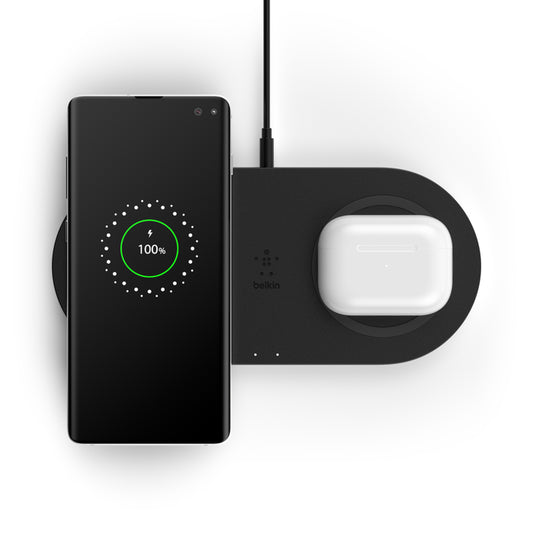 EOL Belkin BoostCharge | Dubbel draadloos laadstation - Zwart