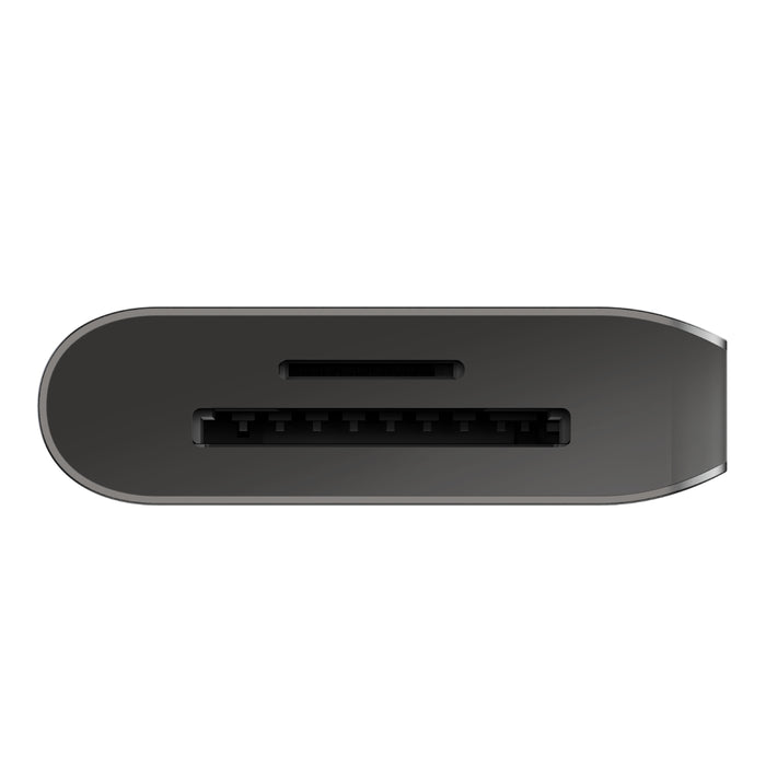 Belkin Connect | 7-in-1 USB-C-hub (USB-C PD / 2 x USB-A 3.0 / 4K HDMI / 3,5mm audio / SD & microSD card)
