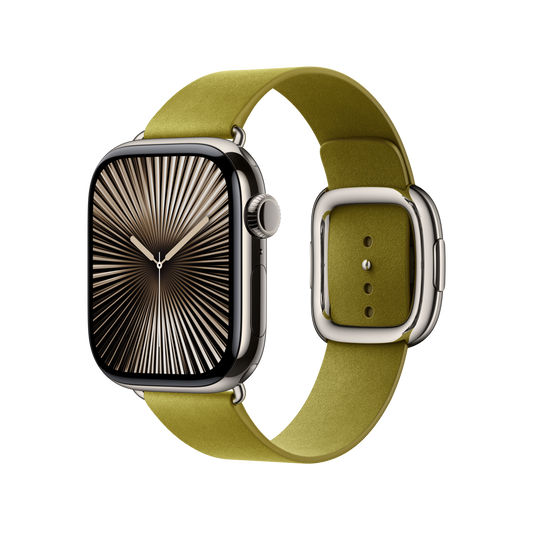 EOL Chartreuse bandje, moderne gesp (42 mm) - Large