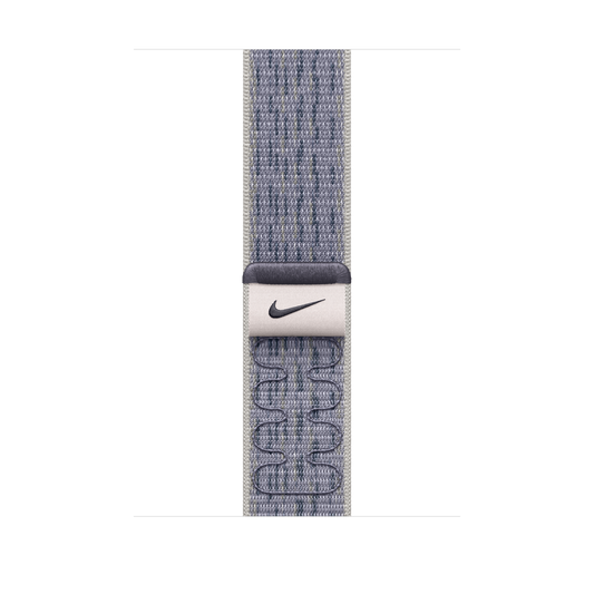 EOL Geweven sportbandje van Nike - Grijs/blauw (46 mm)