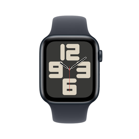 EOL Apple Watch SE (GPS) • 44‐mm kast van middernacht aluminium • Middernacht sportbandje - S/M