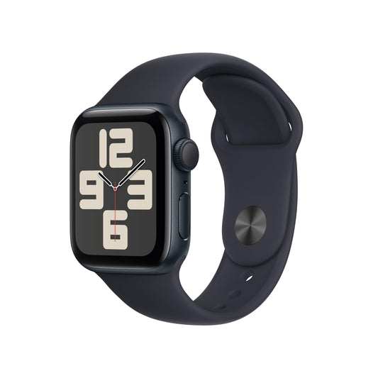 [OPEN BOX] Apple Watch SE (GPS) • 40‐mm kast van middernacht aluminium • Middernacht sportbandje - S/M