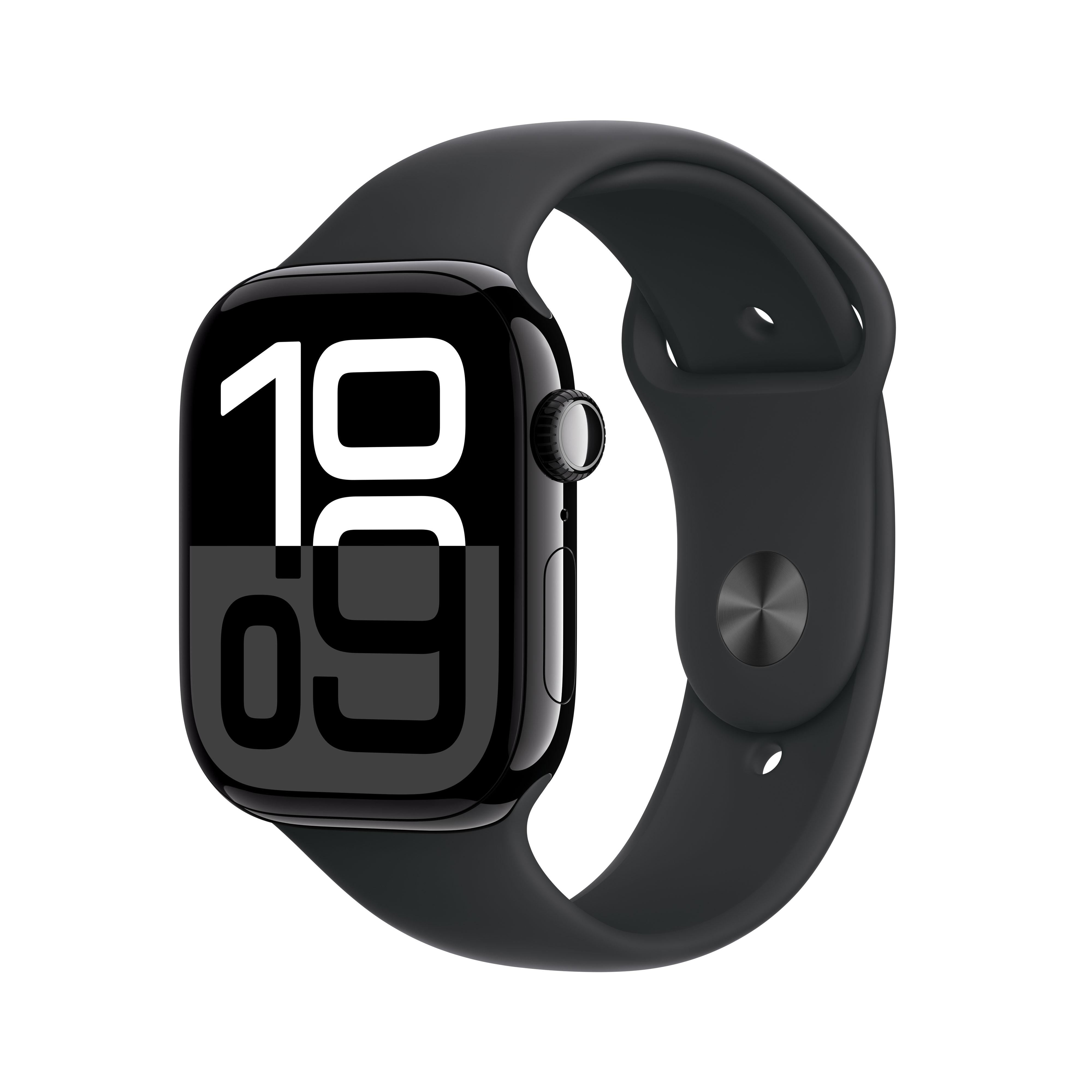 EOL Apple Watch Series 10 (GPS) • Boîtier en aluminium noir de
