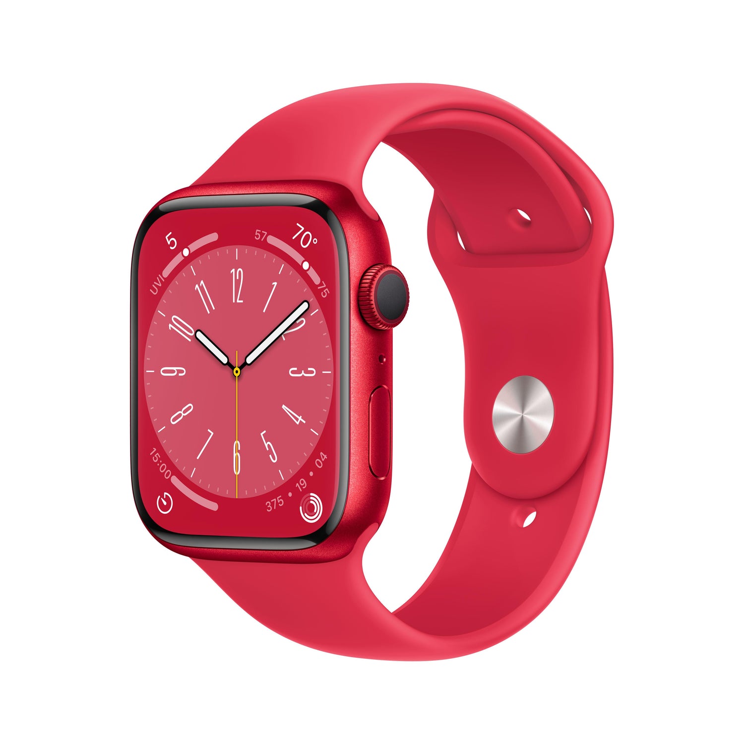 EOL Apple Watch Series 8 GPS, Boîtier en aluminium (PRODUCT)RED de 45 mm, Bracelet Sport (PRODUCT)RED - Regular