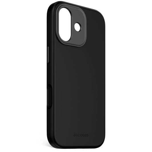 Decoded Antimicrobial Silicone Backcover pour iPhone 17 - Phantom Noir