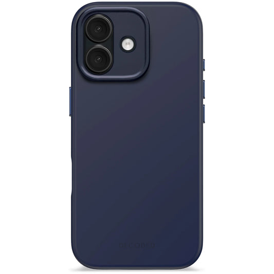 Decoded Antimicrobial Silicone Backcover pour iPhone 17 - Blue marine
