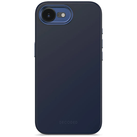 Decoded Silicone Backcover voor iPhone 17e/16e - Marineblauw