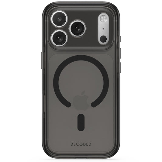 Decoded DropTec Transparent Backcover pour iPhone 18 Pro/17 Pro - Frosted Black