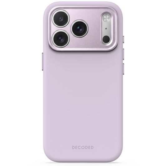 Decoded Antimicrobial Silicone Backcover pour iPhone 18 Pro Max/17 Pro Max - Lavande