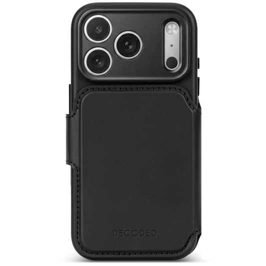 Decoded Detachable Wallet pour iPhone 18 Pro Max/17 Pro Max - Noir