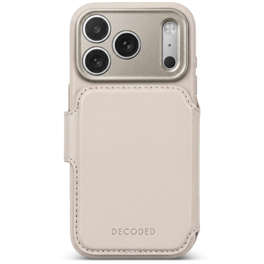 Decoded Detachable Wallet pour iPhone 18 Pro Max/17 Pro Max - Argile Solide