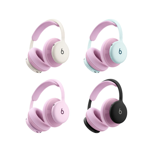 Kit de coussinets Beats 360 – Coussinets en maille technique pour écouteurs et arceau Rose