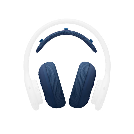Kit de coussinets Beats 360 – Coussinets en maille technique pour écouteurs et arceau Bleu nuit