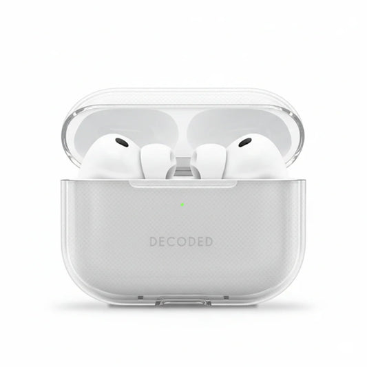 Decoded Silicone case voor AirPods Pro (3e gen.) - Transparant