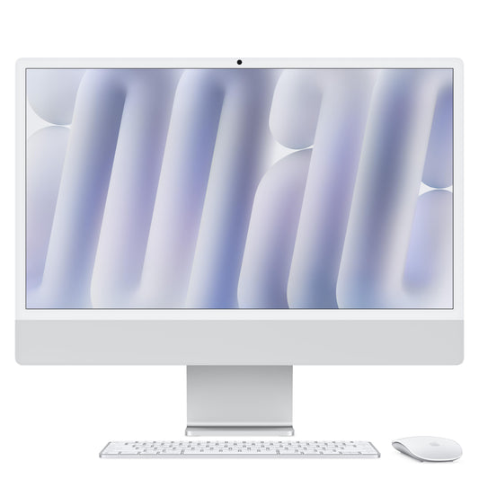 24-inch iMac met Retina 4,5K‑display: Apple M4-chip met 8‑core CPU en 8‑core GPU, 16 GB, 256 GB, Magic Keyboard - Zilver (Azerty FR)