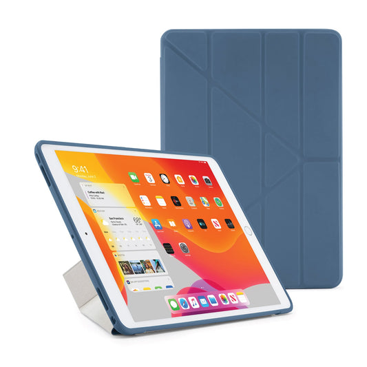 Pipetto Origami Case pour iPad 10,2 pouces - Bleu marine