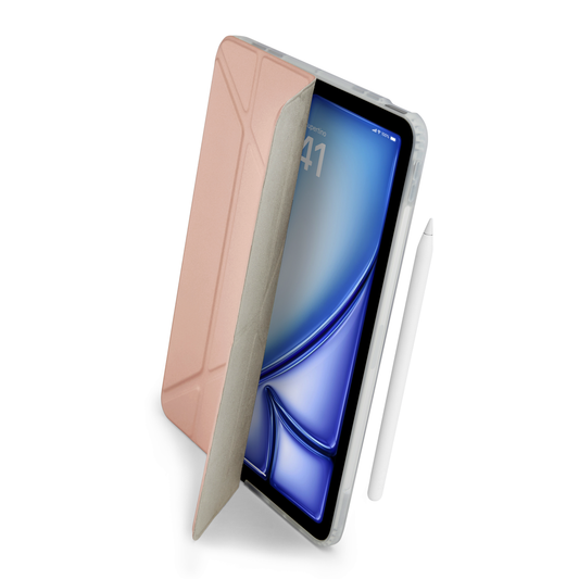 Pipetto Origami Case pour iPad Air 13 pouces (M4/M3/M2) - Rose métallisé