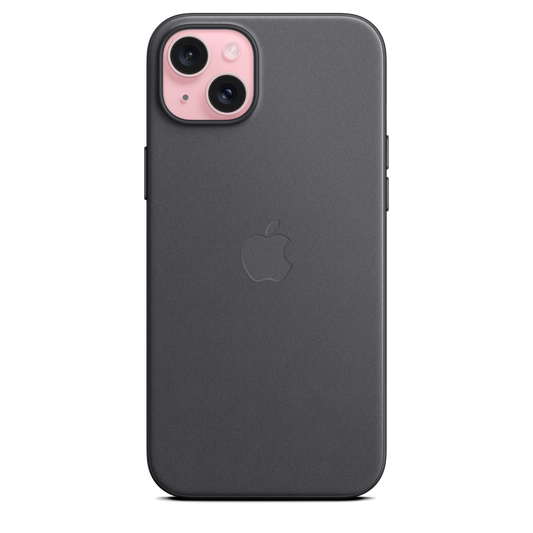 EOL Coque en tissage fin avec MagSafe pour iPhone 15 Plus - Noir