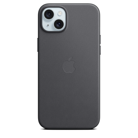 EOL Coque en tissage fin avec MagSafe pour iPhone 15 Plus - Noir