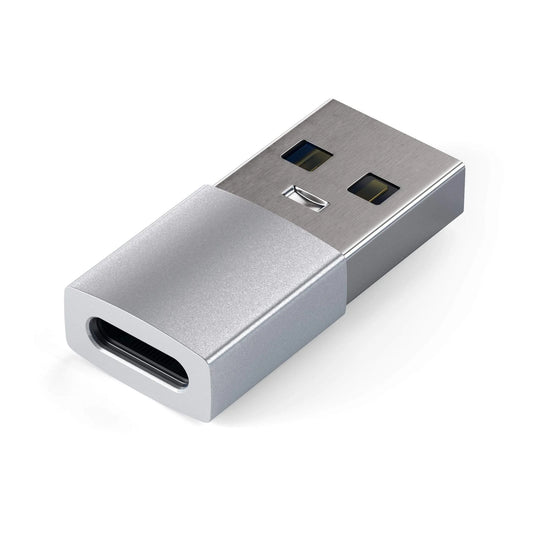 Satechi USB-A naar USB-C Adapter - Zilver