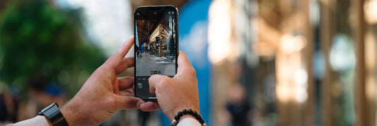 iPhone fotografie in de stad van Lab9-winkel