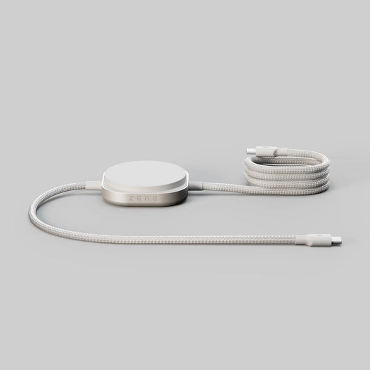 Zens Pro 2 | Wireless Charger - Charging Cable USB-C/USB-C - Wit