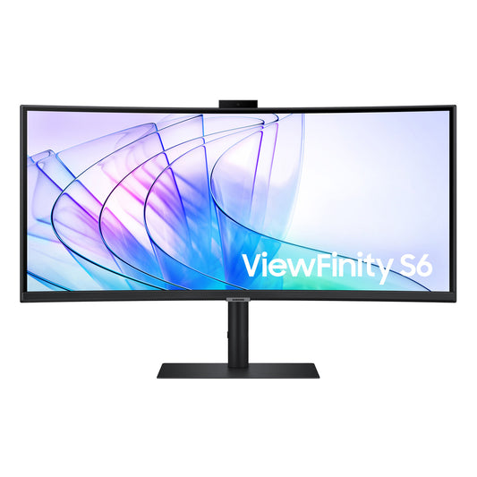 Samsung 34-inch display met Webcam / 3440 x 1440 UWQHD / Curved / USB-C / HDMI / DP / USB 3.0 & USB-C Hub / 90W