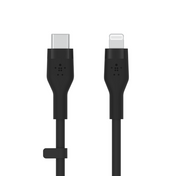 Belkin BoostCharge Flex | Câble en silicone USB-C vers Lightning - 2m - Noir