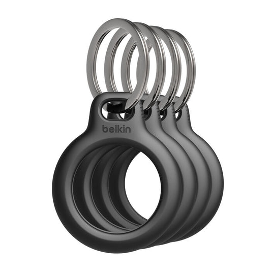 Belkin anneau de protection avec attache en métal pour AirTag (4-pack) - Noir