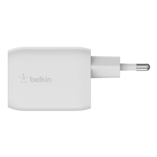 EOL Belkin BoostCharge | 2-poorts USB-C/GaN/PPS-wandlader (65W) - Wit
