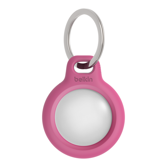 Belkin anneau de protection avec attache en métal pour AirTag - Rose