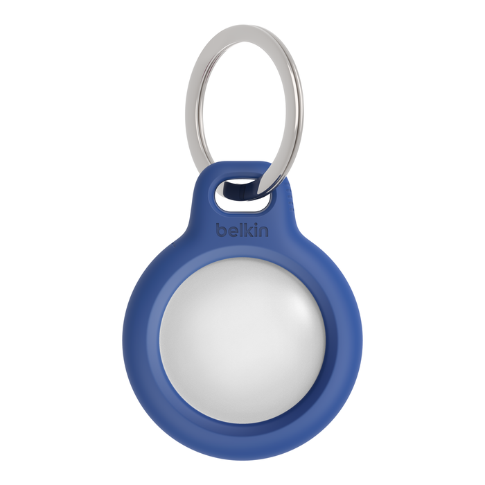 Belkin anneau de protection avec attache en métal pour AirTag - Bleu