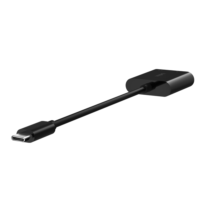 Belkin RockStar | Adaptateur USB-C/3,5 mm audio + recharge - Noir