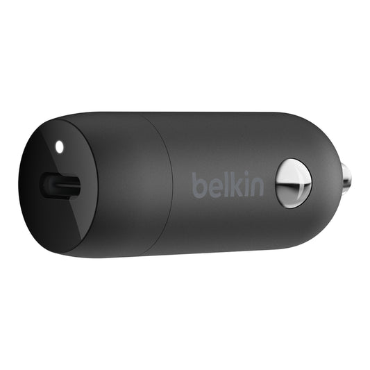 EOL Belkin BoostCharge | Chargeur de voiture USB-C (20W) - Noir