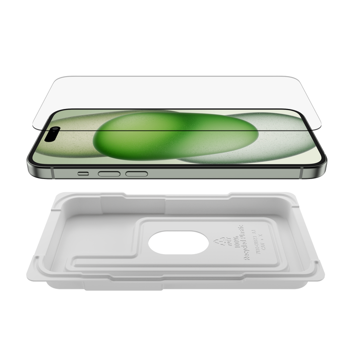 Belkin Screen Protector voor iPhone 15 Plus/14 Pro Max - UltraGlass Anti-Microbial (BOXED)