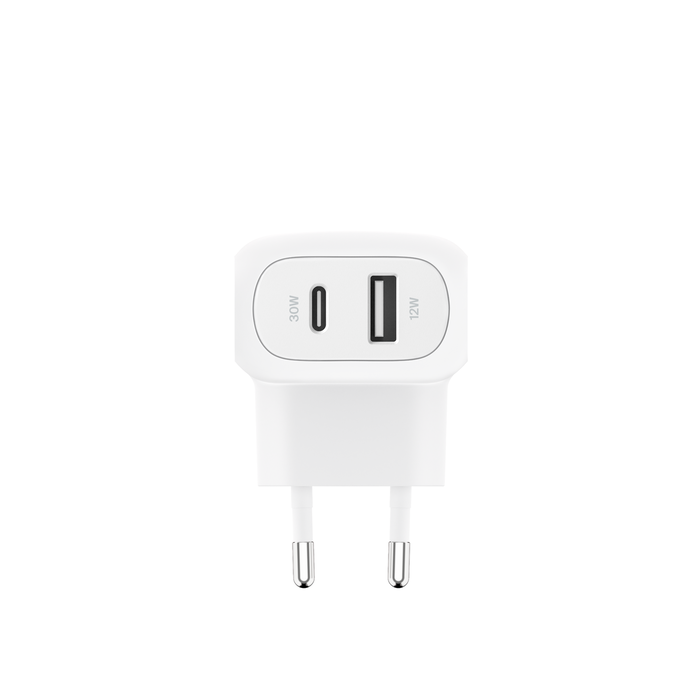 Belkin BoostCharge | 2-poorts USB-C & USB-A Wandlader (42W)