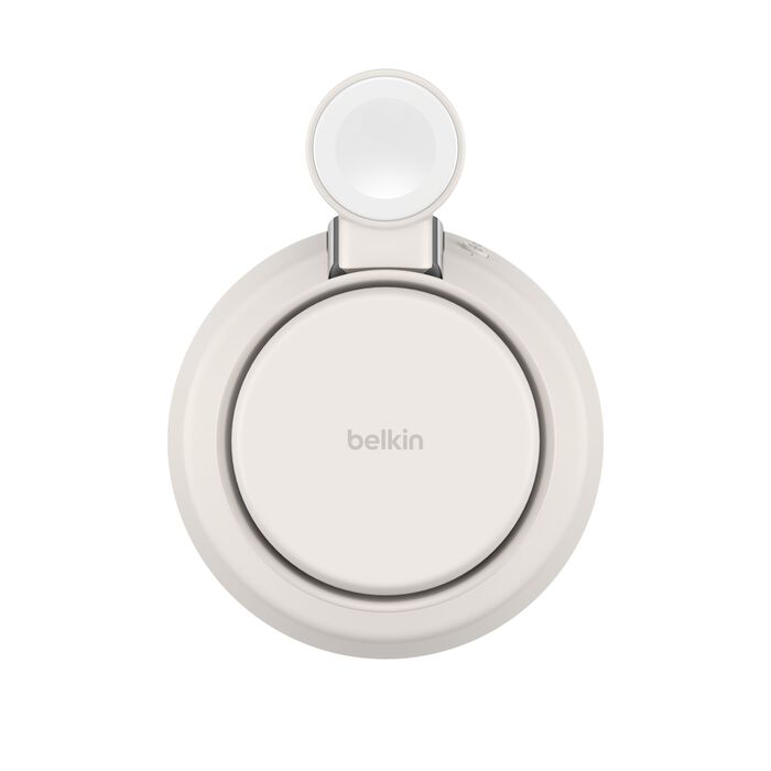 Belkin UltraCharge Pro | 3-in-1 magnetisch laadstation met Qi2 (25 W) - Sand