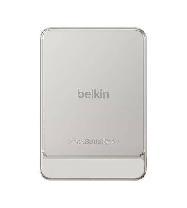 Belkin UltraCharge Pro | Magnetische draadloze 5.000mAh-powerbank met Qi2 & BoostSolid-cel - Zandsteen