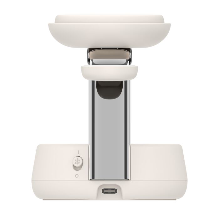 Belkin UltraCharge Pro | 3-in-1 magnetisch laadstation met Qi2 (25 W) - Sand