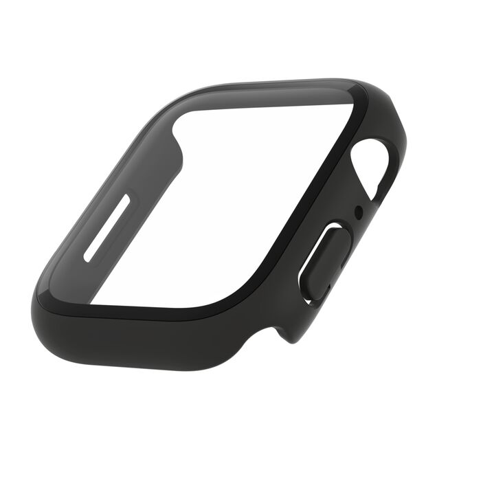 Belkin ScreenForce | TemperedCurve Antimicrobiële Screenprotector + bumper voor Apple Watch Series 10/11 - 42 mm - Zwart