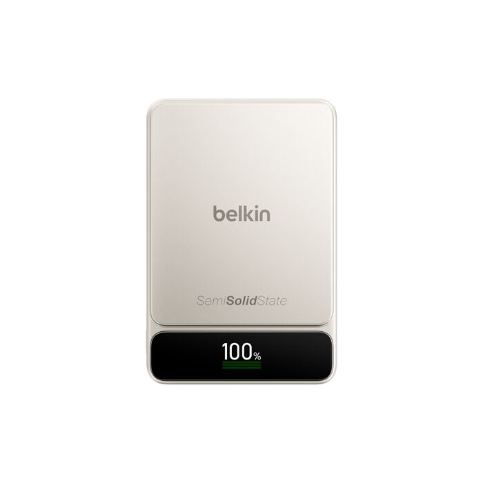 Belkin UltraCharge Pro | Batterie externe 10.000mAh avec cellule BoostSolid - Pierre de grès