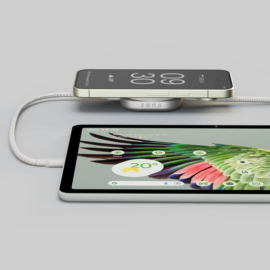 Zens Pro 2 | Wireless Charger - Charging Cable USB-C/USB-C - Wit