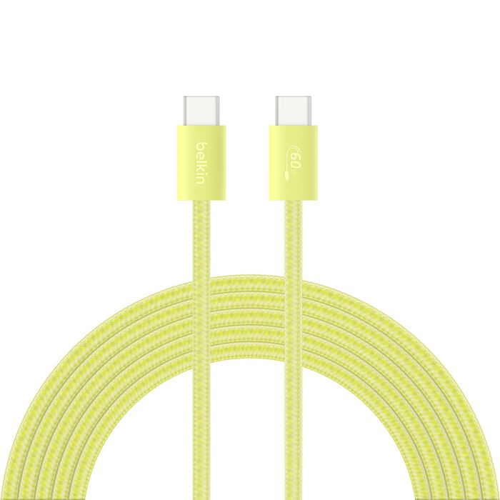 Belkin BoostCharge | USB-C-wandlader (30 W) + USB-C/USB-C-kabel - 2m - Citrus