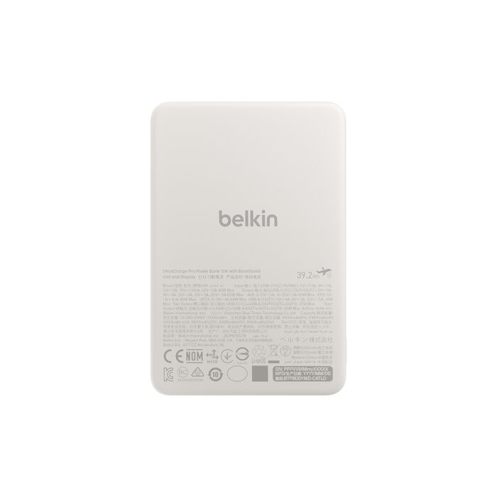 Belkin UltraCharge Pro | Batterie externe 10.000mAh avec cellule BoostSolid - Pierre de grès