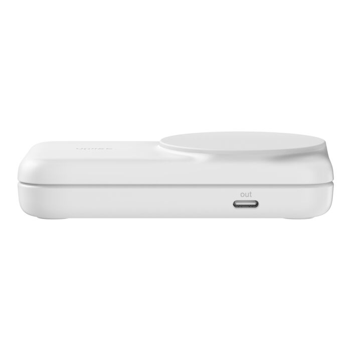 Belkin UltraCharge Pro | 2-in-1 uitklapbare magnetische lader met Qi2 (25W) - Wit