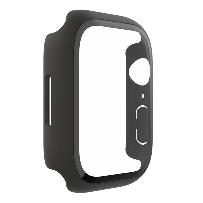 Belkin ScreenForce | TemperedCurve Antimicrobiële Screenprotector + bumper voor Apple Watch Series 10/11 - 42 mm - Zwart