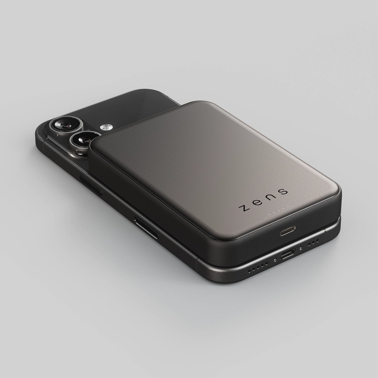 Zens Pro 2 | Semi Solid State 10.000mAh-batterie externe avec Qi2 - Noir