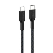 Belkin BoostCharge Pro | Câble à gaine tressée USB-C/USB-C (240 W) - 2 m - Noir