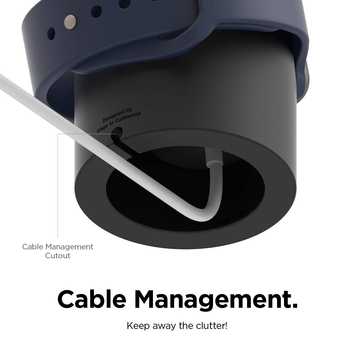 Elago Apple Watch Night Stand - Zwart