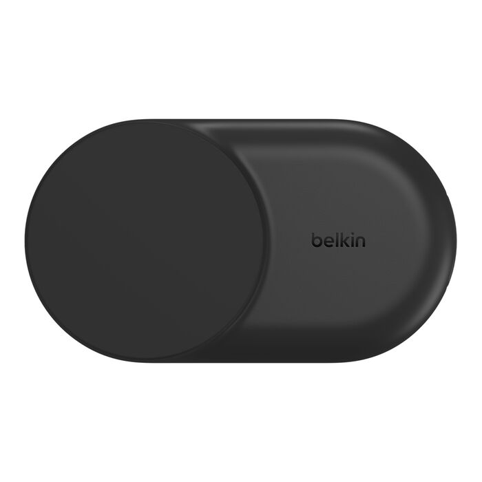 Belkin UltraCharge | 3-in-1 magnetische draadloze laadstandaard met Qi2 (25 W) - Zwart